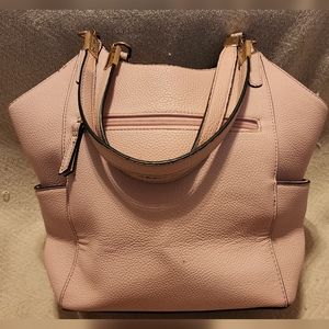 Kate & Alex Pink  Faux Leather Handbag